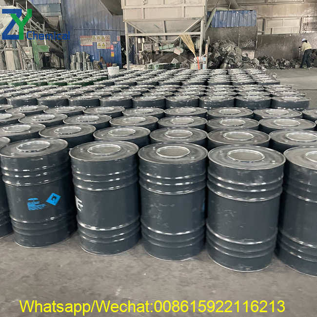 Large batch of export-ready chemical drums containing national standard calcium carbide for international fruit ripening wholesalers.