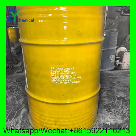 25-50mm Welding Calcium Carbide with 305L/KG Gas Yield manufacturer