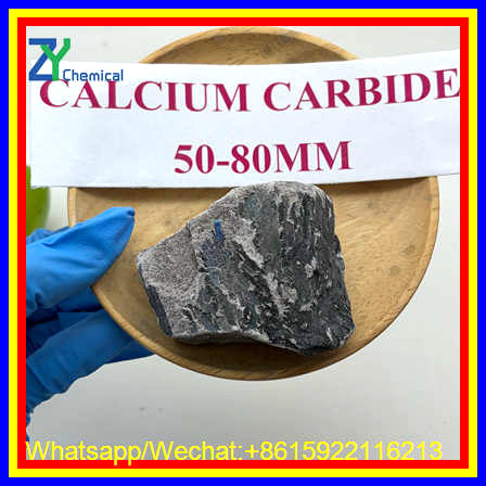 50-80mm calcium carbide 305L/KG gas yield 50kg/100kg drum for sale