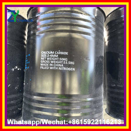 2-4mm solid calcium carbide OEM ODM LCL 50kg 100kg drum
