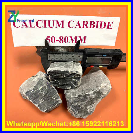 calcium carbide 50 80mm 50kg 100kg drum supplier in China