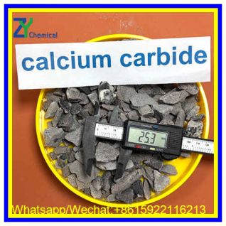 25–50mm calcium carbide 50kg 100kg drum use of making PVC