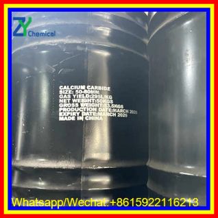 Calcium carbide 50-80mm high gas yield 50kg 100kg drum